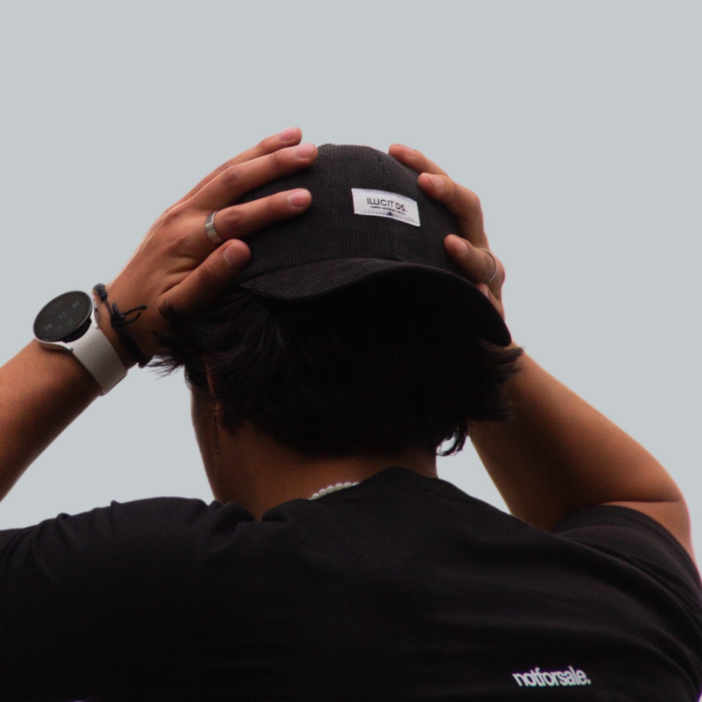 Minimalist cap back view