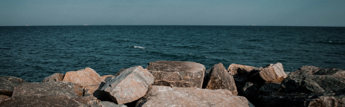 Stones by the sea